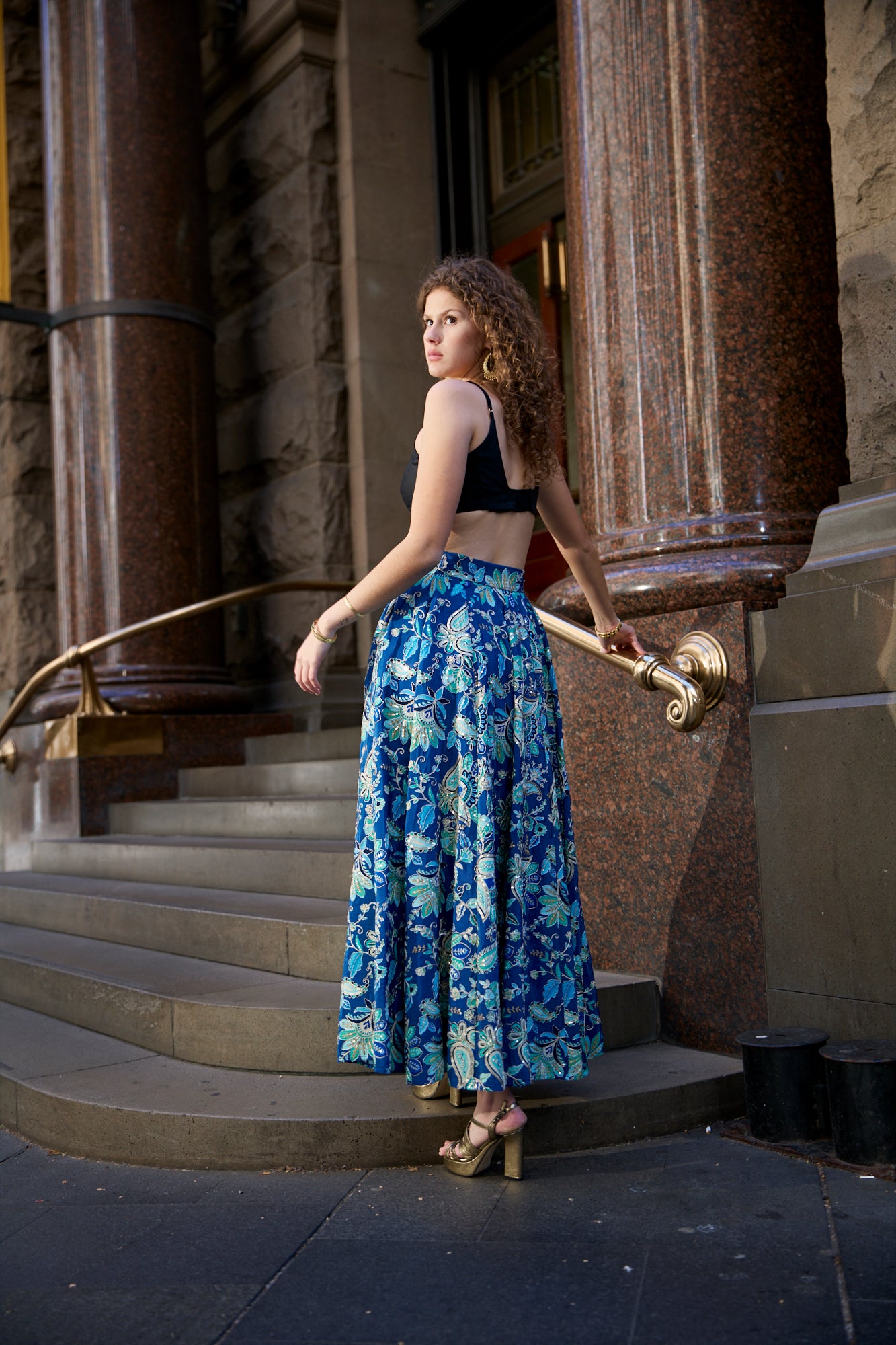 The Aurelia Skirt Blue