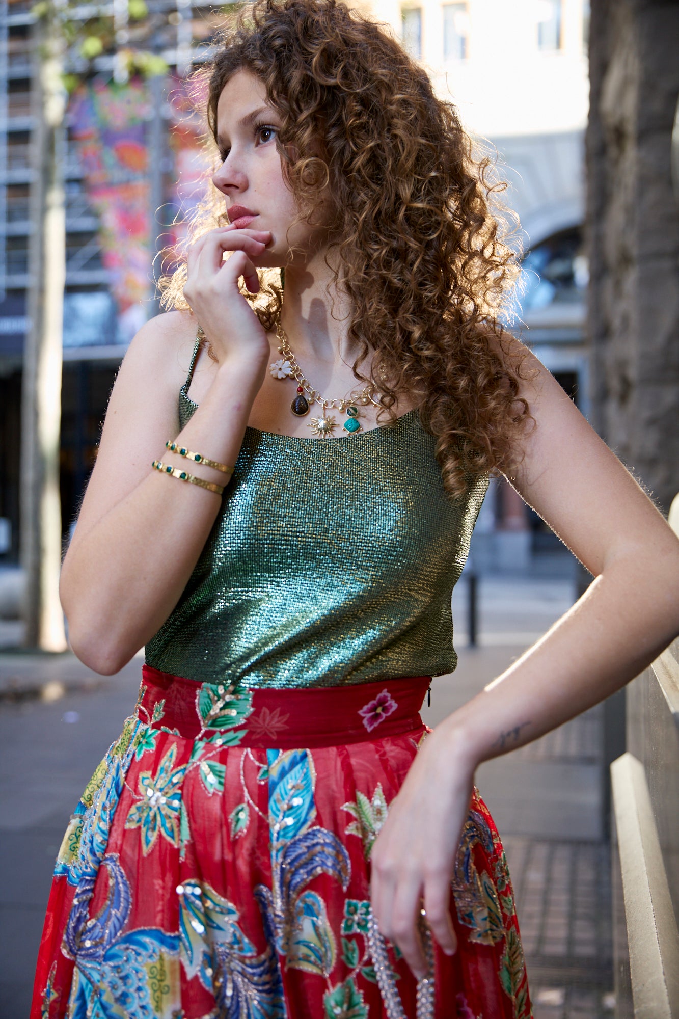 LUMIÈRE LIQUID METAL CAMI