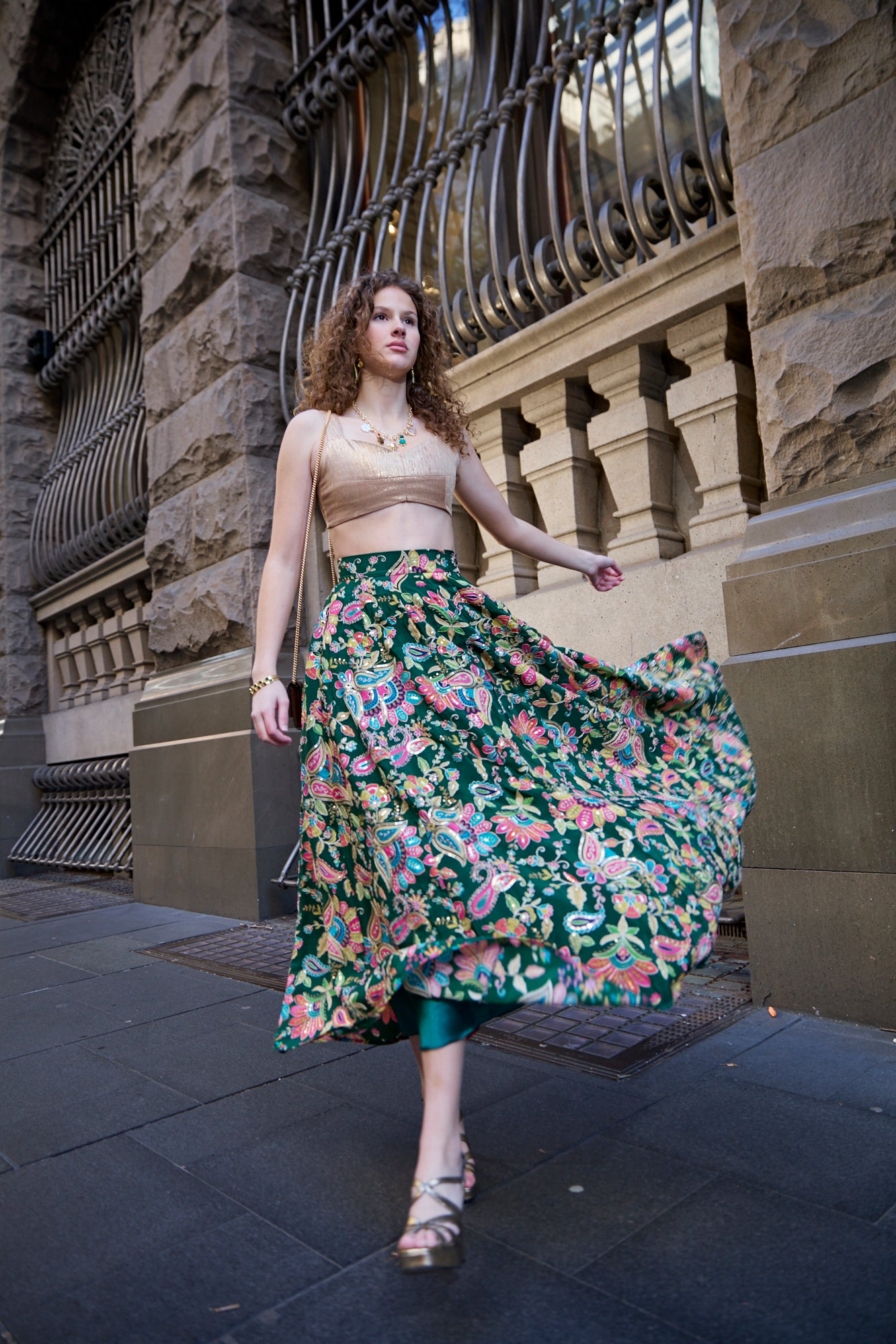 The Aurelia Skirt Green