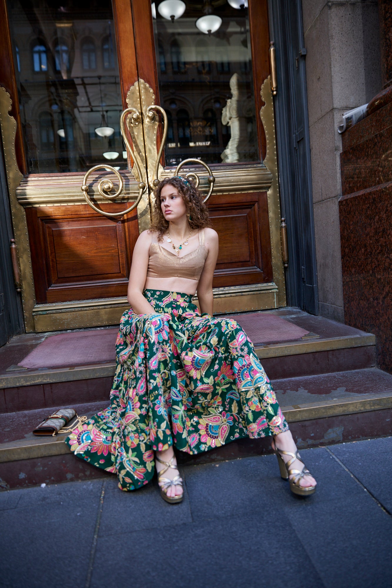 The Aurelia Skirt Green