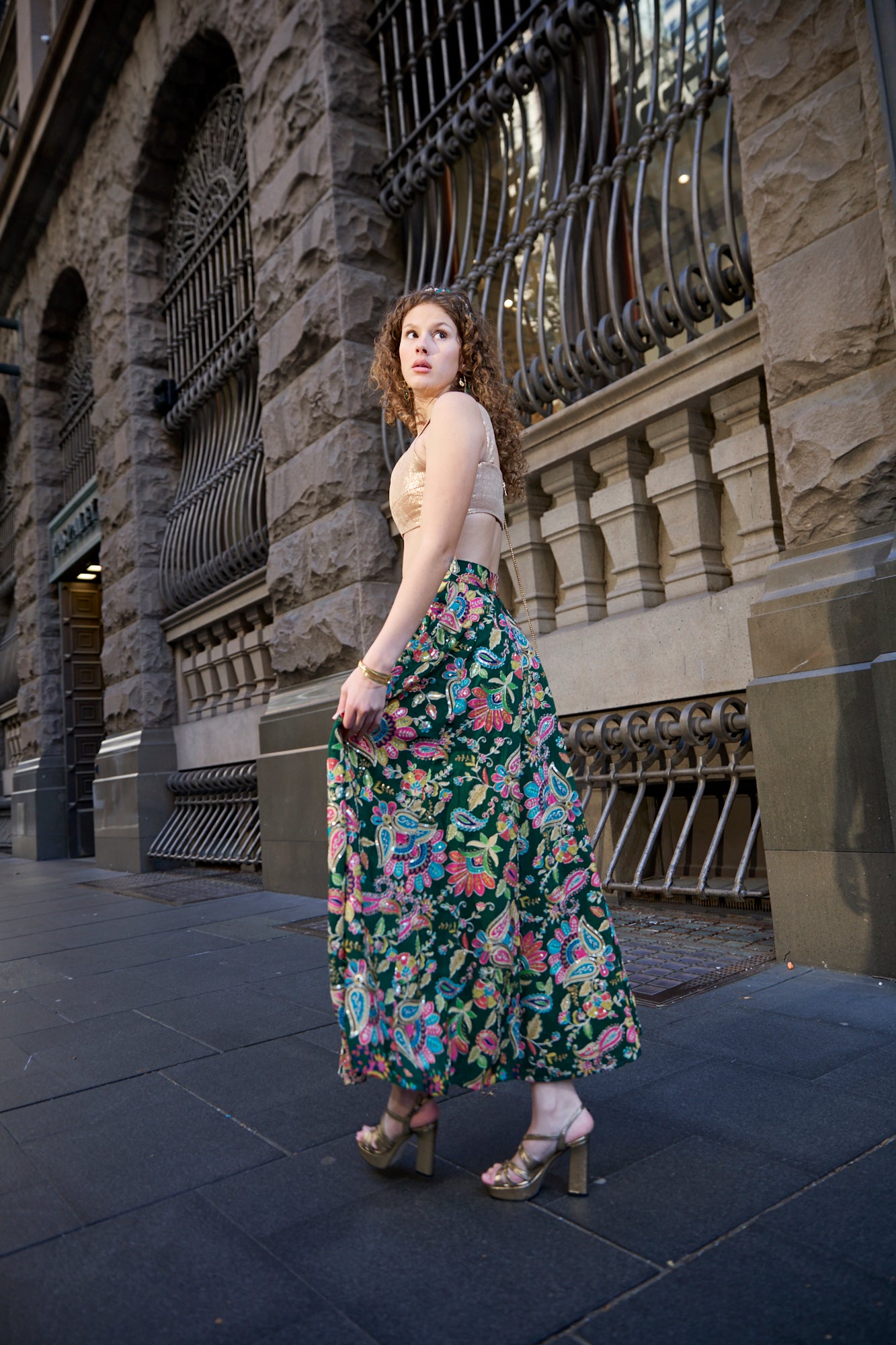 The Aurelia Skirt Green
